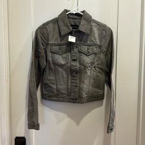 Club Monaco, gray denim jacket extra small new with tags XS
